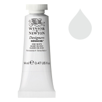 Winsor & Newton Designers Gouache 748 Zinc White | 14 ml 0605748 410611