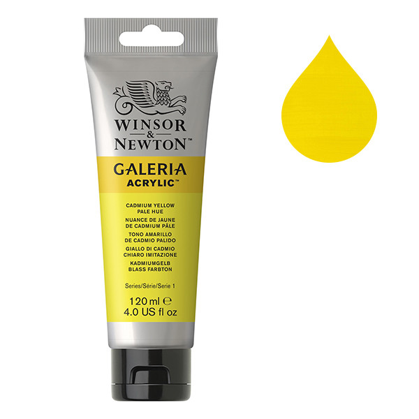 Winsor & Newton Galeria Akrylfärg 114 Cadmium Yellow Pale Hue | 120 ml 2131114 410129 - 1