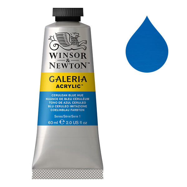 Winsor & Newton Galeria Akrylfärg 138 Cerulean Blue Hue | 60 ml 2120138 410010 - 1