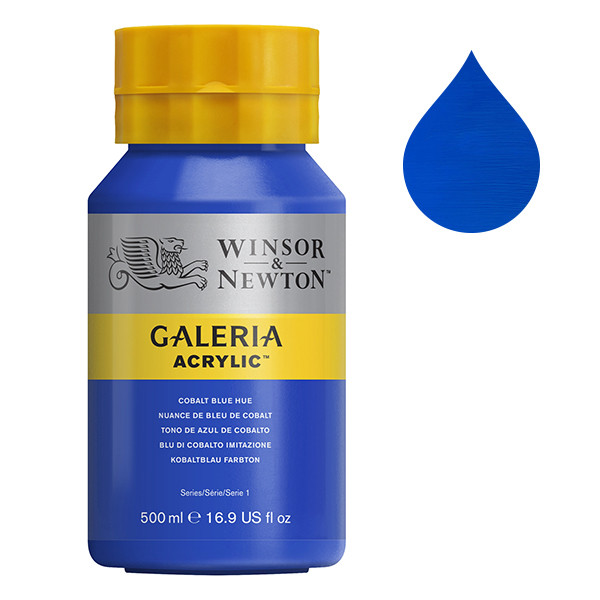 Winsor & Newton Galeria Akrylfärg 179 Cobalt Blue Hue | 500 ml 2150179 410071 - 1