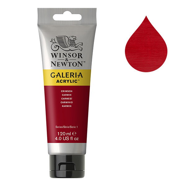 Winsor & Newton Galeria Akrylfärg 203 Crimson | 120 ml 2131203 410133 - 1