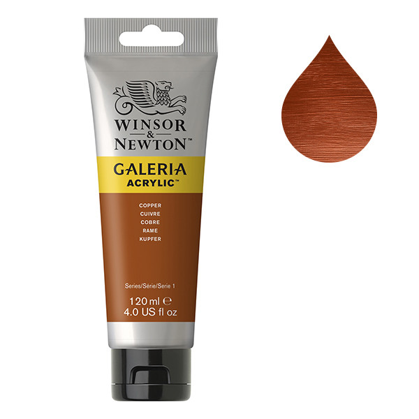 Winsor & Newton Galeria Akrylfärg 214 Copper | 120 ml 2131214 410132 - 1