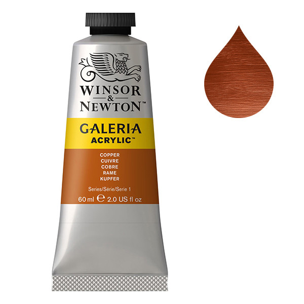 Winsor & Newton Galeria Akrylfärg 214 Copper | 60 ml 2120214 410012 - 1