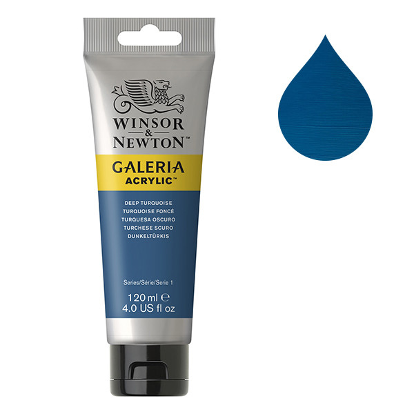 Winsor & Newton Galeria Akrylfärg 232 Deep Turquoise | 120 ml 2131232 410134 - 1