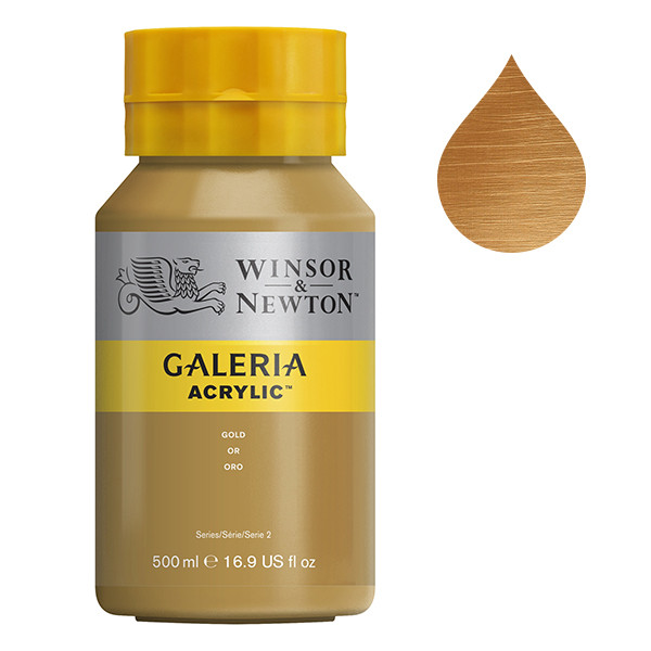 Winsor & Newton Galeria Akrylfärg 283 Gold | 500 ml 2150283 410076 - 1