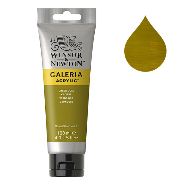 Winsor & Newton Galeria Akrylfärg 294 Green Gold | 120 ml 2131294 410137 - 1