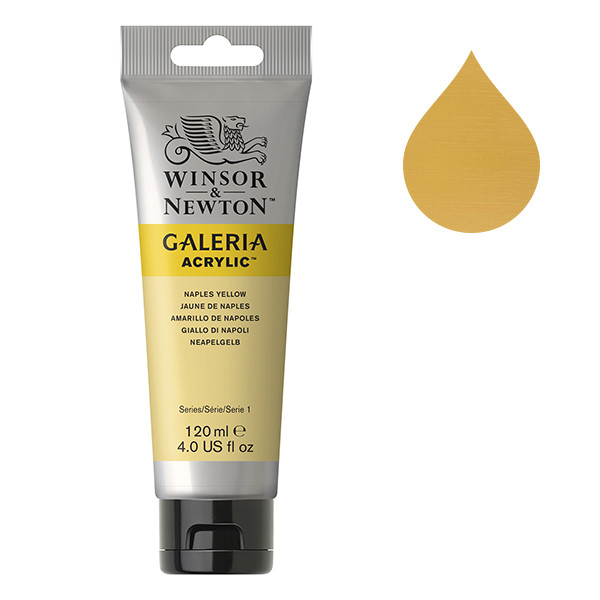 Winsor & Newton Galeria Akrylfärg 422 Naples Yellow | 120 ml 2131422 410144 - 1