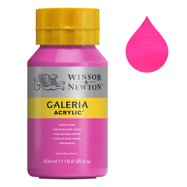 Winsor & Newton Galeria Akrylfärg 448 Opera Rose | 500 ml 2150448 410086 - 1