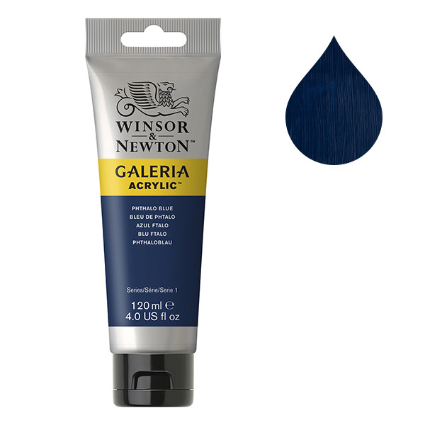 Winsor & Newton Galeria Akrylfärg 516 Phthalo Blue | 120 ml 2131516 410159 - 1