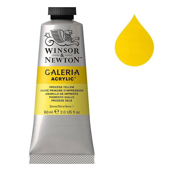Winsor & Newton Galeria Akrylfärg 537 Process Yellow | 60 ml 2120537 410044 - 1