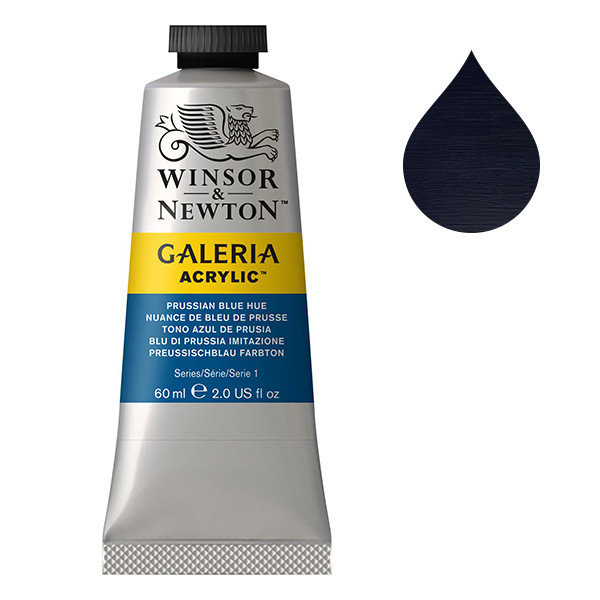 Winsor & Newton Galeria Akrylfärg 541 Prussian Blue Hue | 60 ml 2120541 410045 - 1