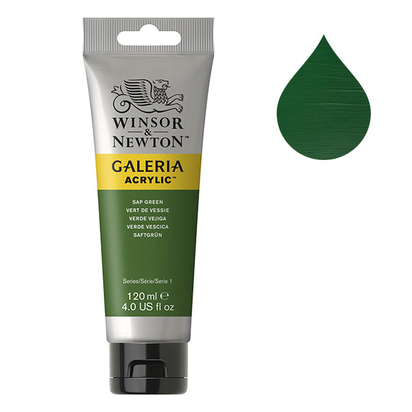 Winsor & Newton Galeria Akrylfärg 599 Sap Green | 120 ml 2131599 410170 - 1