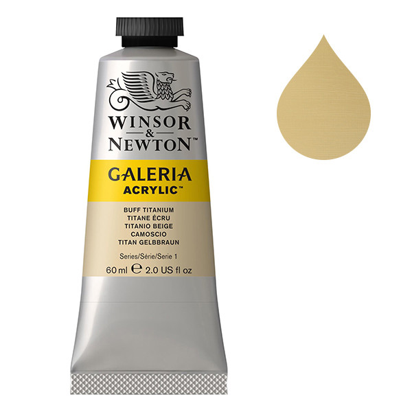 Winsor & Newton Galeria Akrylfärg 60 Buff Titanium | 60 ml 2120060 410000 - 1