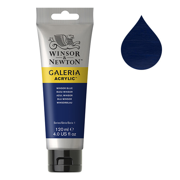 Winsor & Newton Galeria Akrylfärg 706 Winsor Blue | 120 ml 2131706 410177 - 1