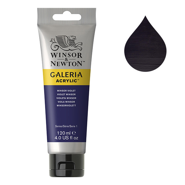 Winsor & Newton Galeria Akrylfärg 728 Winsor Violett | 120 ml 2131728 410178 - 1