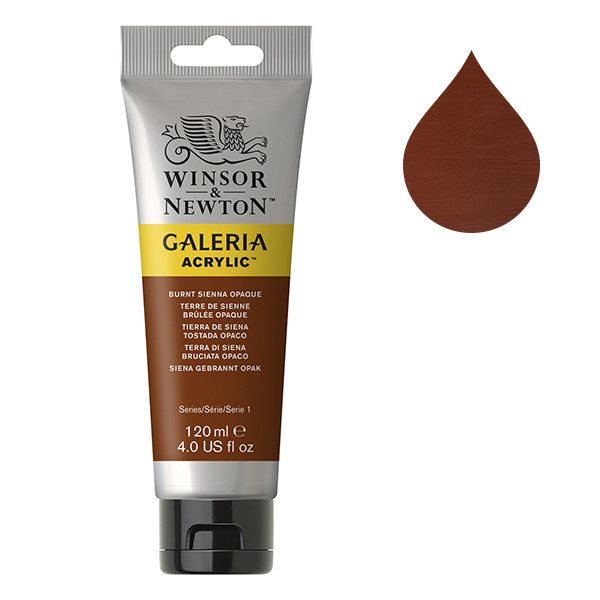 Winsor & Newton Galeria Akrylfärg 77 Burnt Sienna Opaque | 120 ml 2131077 410123 - 1