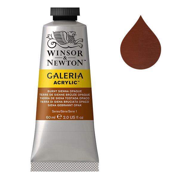 Winsor & Newton Galeria Akrylfärg 77 Burnt Sienna Opaque | 60 ml 2120077 410003 - 1