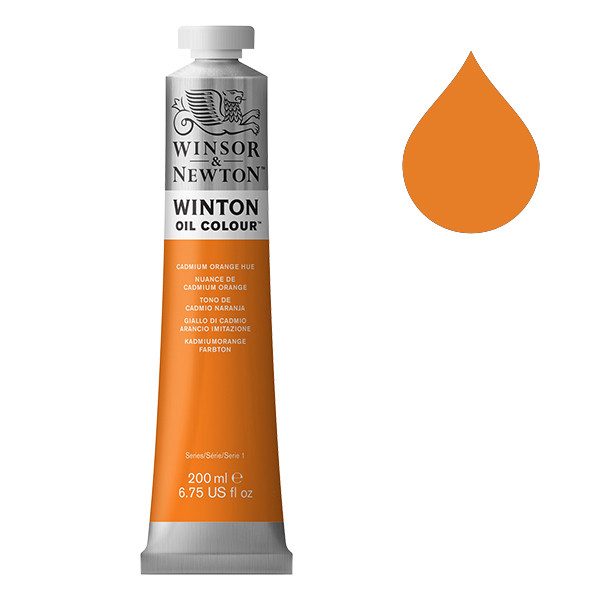 Winsor & Newton Winton Oljefärg 090 Kadmium Orange | 200 ml 1437090 410307 - 1