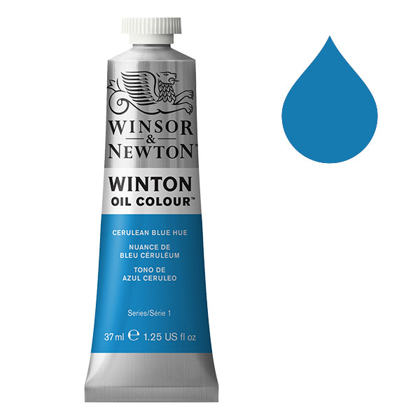 Winsor & Newton Winton Oljefärg 138 Cerulean Blue Hue | 37 ml 1414138 410258 - 1