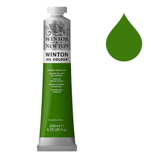 Winsor & Newton Winton Oljefärg 145 Chrome Green Hue | 200 ml 1437145 410314 - 1