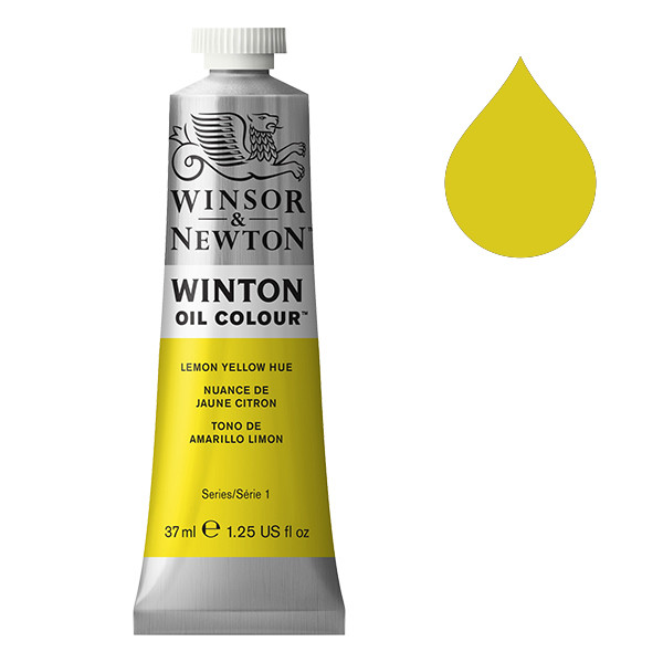 Winsor & Newton Winton Oljefärg 346 Lemon Yellow Hue | 37 ml 1414346 410271 - 1