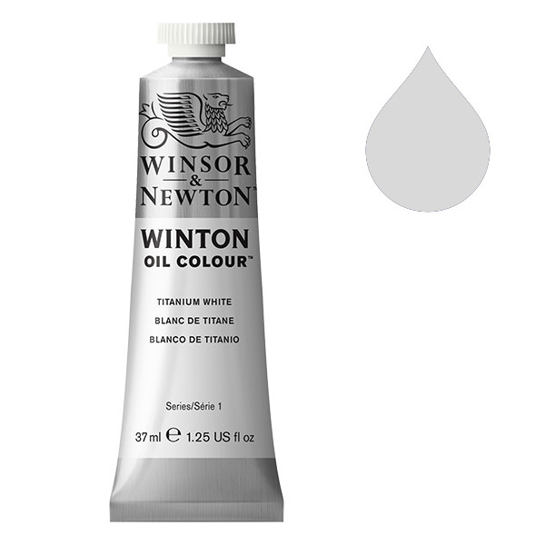 Winsor & Newton Winton Oljefärg 644 Titanium White | 37 ml 8840005 410290 - 1