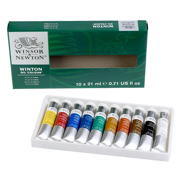 Winsor & Newton Winton Oljefärgstuber 21 ml | 10st 1490618 1490697 410359 - 1