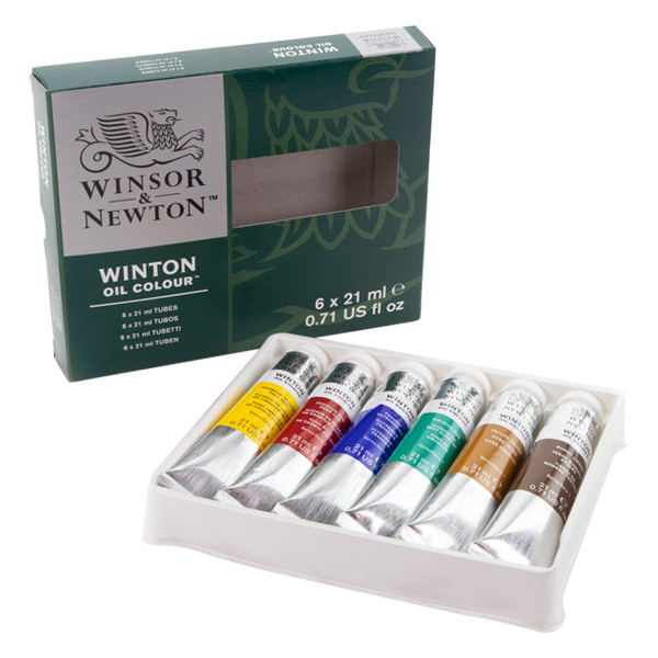 Winsor & Newton Winton Oljefärgstuber 21 ml | 6st 1490617 410358 - 1