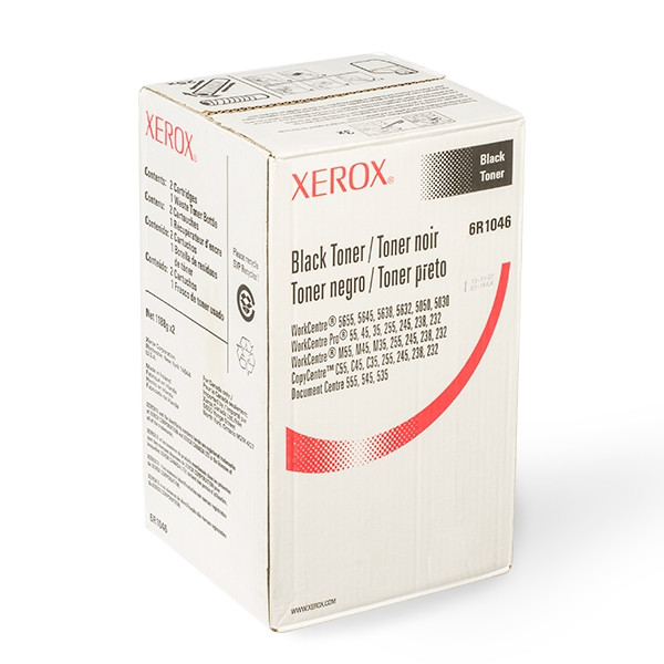Xerox 006R01046 svart toner 2-pack (original) 006R01046 046811 - 1
