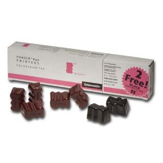 Xerox 016160600 magenta ColorStix x5 + svart ColorStix x2 (original) 016160600 046547 - 1
