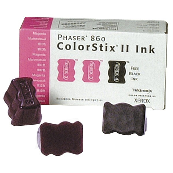 Xerox 016190701 magenta ColorStix x2 + svart ColorStix x1 (original) 016190701 046611 - 1