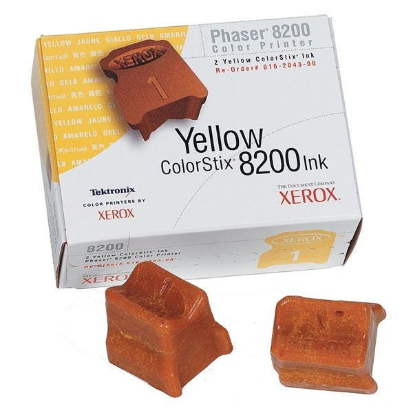 Xerox 016204300 gul ColorStix 2-pack (original) 016204300 046666 - 1
