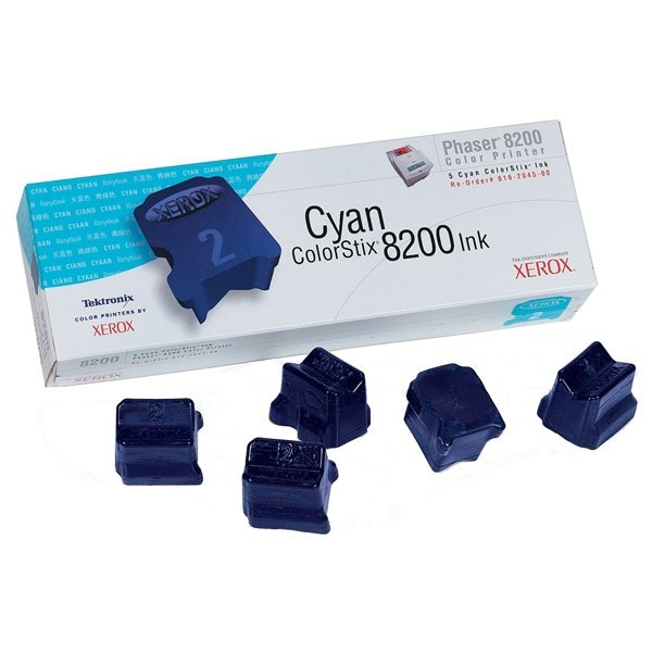 Xerox 016204500 cyan ColorStix 5-pack (original) 016204500 046668 - 1