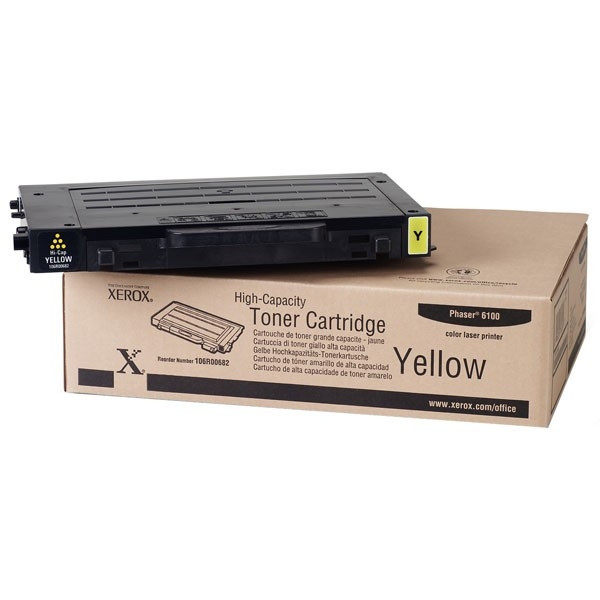 Xerox 106R00682 gul toner hög kapacitet (original) 106R00682 046705 - 1