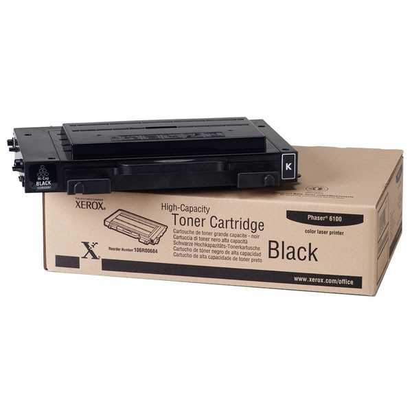 Xerox 106R00684 svart toner hög kapacitet (original) 106R00684 046707 - 1