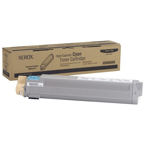 Xerox 106R01077 cyan toner hög kapacitet (original) 106R01077 047110 - 1