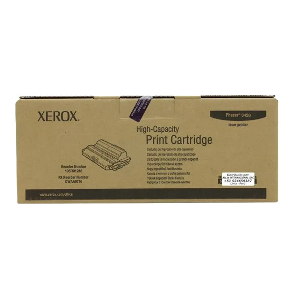 Xerox 106R01246 svart toner hög kapacitet (original) 106R01246 047666 - 1