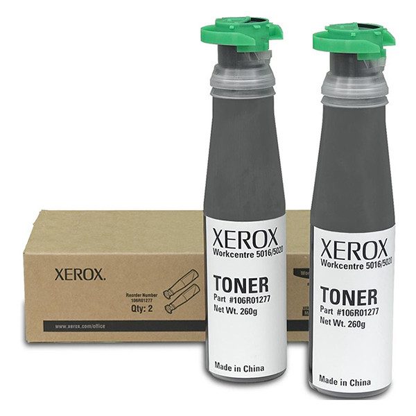 Xerox 106R01277 svart toner 2-pack (original) 106R01277 047432 - 1