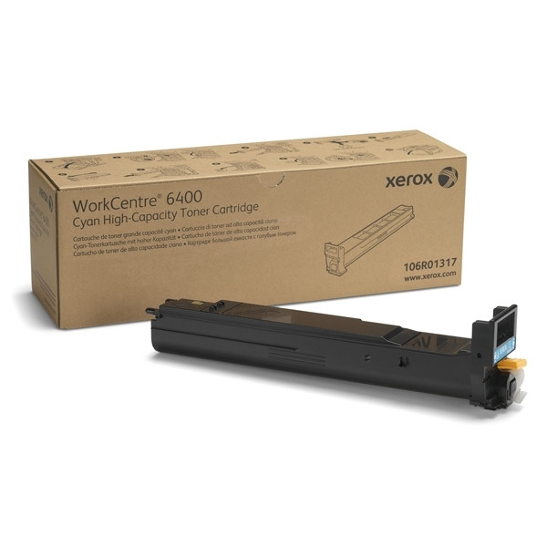 Xerox 106R01317 cyan toner hög kapacitet (original) 106R01317 047486 - 1