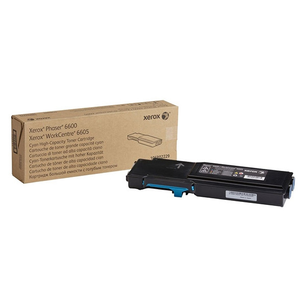 Xerox 106R02229 cyan toner hög kapacitet (original) 106R02229 047864 - 1