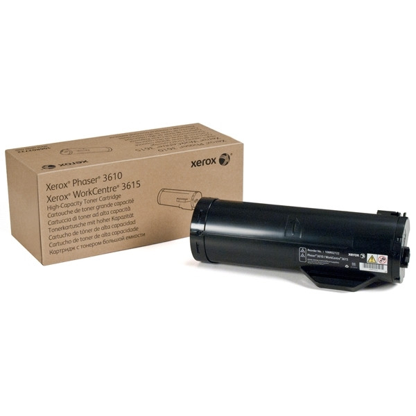 Xerox 106R02722 svart toner hög kapacitet (original) 106R02722 047958 - 1