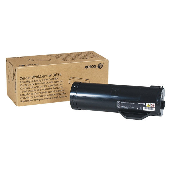 Xerox 106R02740 svart toner extra hög kapacitet (original) 106R02740 048000 - 1