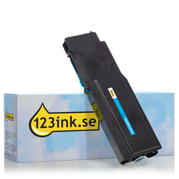 Xerox 106R03518 cyan toner hög kapacitet (varumärket 123ink) 106R03518C 048141 - 1