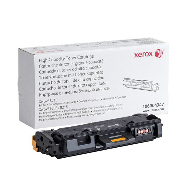 Xerox 106R04347 svart toner hög kapacitet (original) 106R04347 048412 - 1