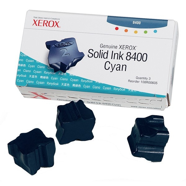 Xerox 108R00605 cyan solid ink 3-pack (original) 108R00605 046727 - 1