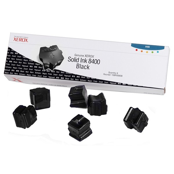 Xerox 108R00608 svart solid ink 6-pack (original) 108R00608 046730 - 1
