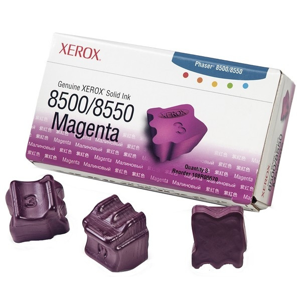 Xerox 108R00670 magenta solid ink 3-pack (original) 108R00670 046925 - 1