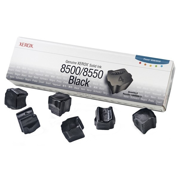 Xerox 108R00672 svart solid ink 6-pack (original) 108R00672 046935 - 1