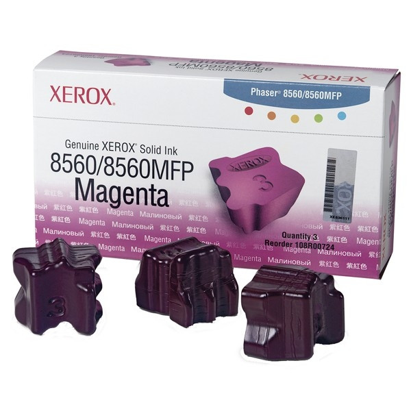 Xerox 108R00724 magenta solid ink 3-pack (original) 108R00724 047224 - 1