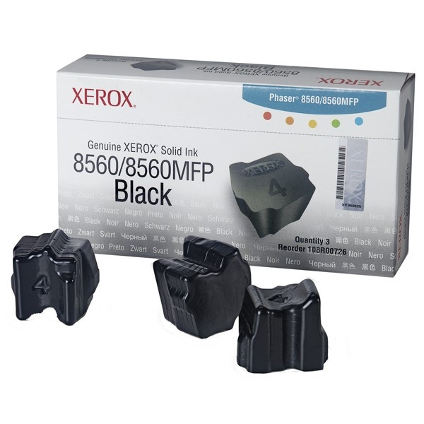 Xerox 108R00726 svart solid ink 3-pack (original) 108R00726 047218 - 1